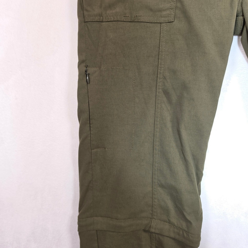 Prana Halle Convertible Pants Womens 8 Green Gorpcore Hiking Utility Athleisure - Picture 14 of 16